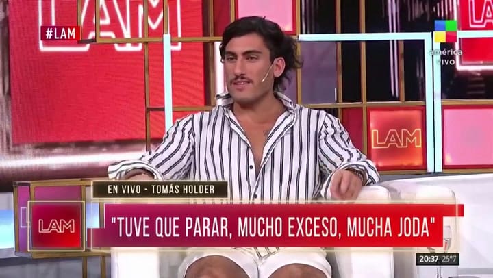 Tomás Holder habló de su crisis de salud mental tras su salida de Gran Hermano