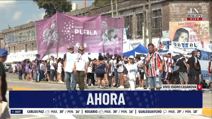 Protesta y reclamo en la Ruta 3 contra el DNU de Milei