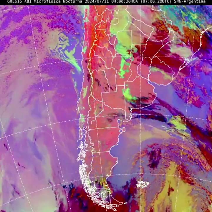 Frío en la Argentina