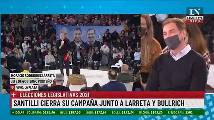 Diego Santilli, en el cierre de campaña: “Estamos empobrecidos, cansados, hartos y con bronca”