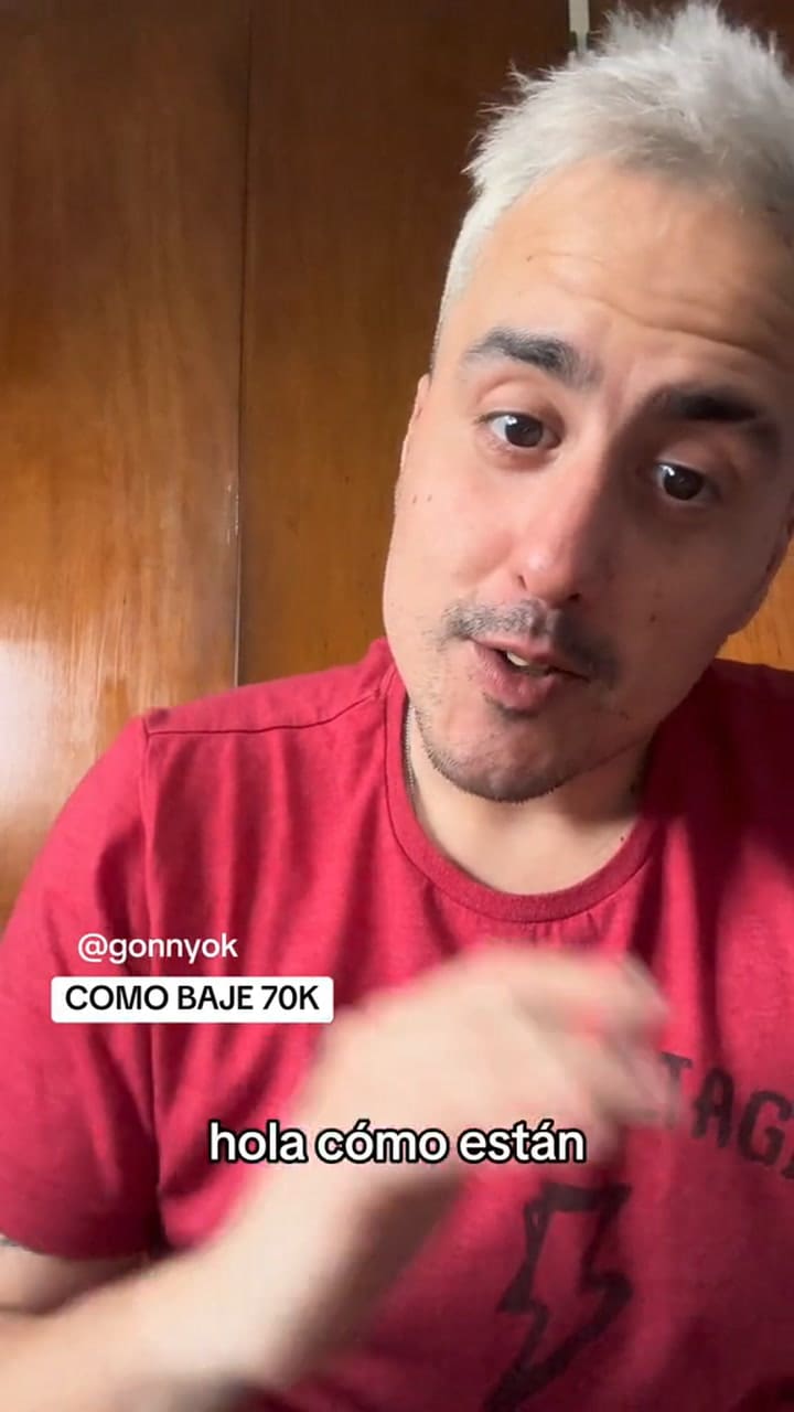Gonzalo reveló cómo fue que bajó 70 kilos