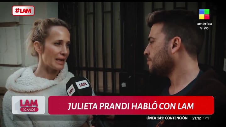 Julieta Prandi reveló cómo se encuentra tras la condena a Claudio Contardi