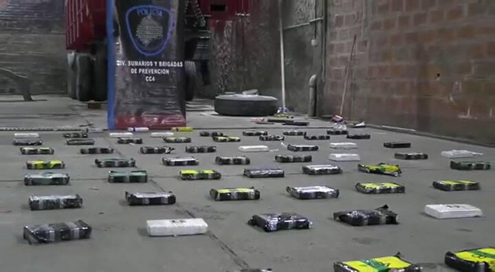 La Policía de la Ciudad secuestró 100 kilos de cocaína