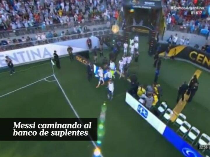 Resumen del partido Argentina vs.Chile en la Copa América