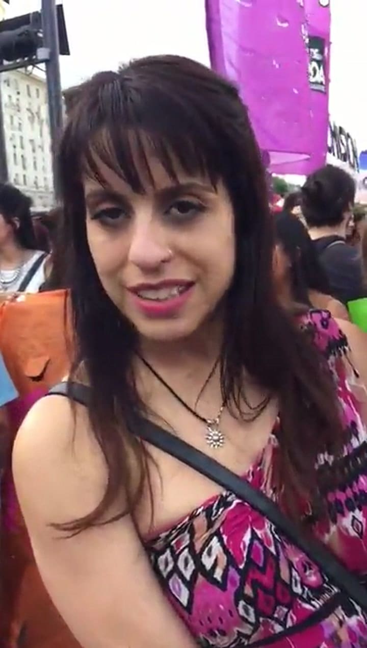 Victoria Donda en el 'tetazo'