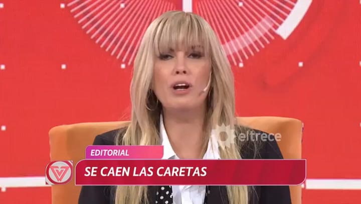 Viviana Canosa y parte del descargo de este lunes 14 de abril
