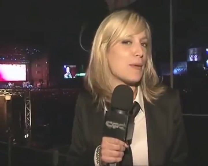 Martina Soto Pose en el Quilmes Rock 2011 - Archivo: CQC