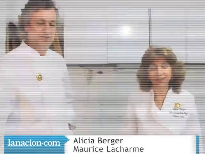 Alicia Berger y Maurice Lacharme cocinan para LNR
