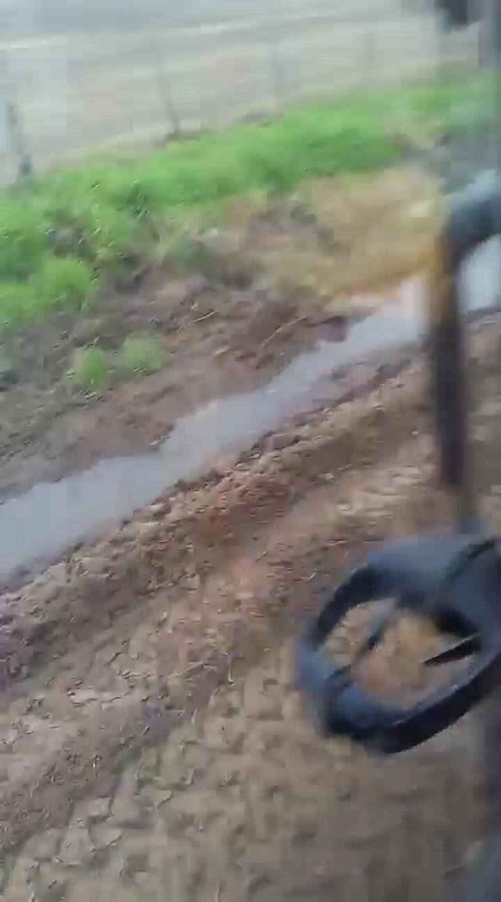 El camino arreglado que duró pocos días