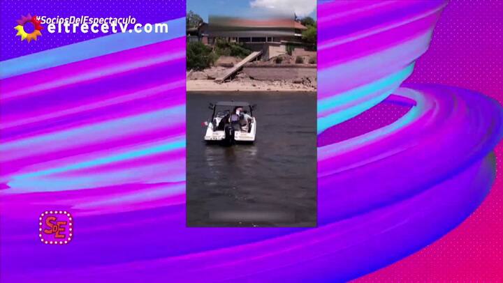 Rodrigo Lussich lanzó un filoso comentario ante la mansión de Flor Peña en Villa Carlos Paz