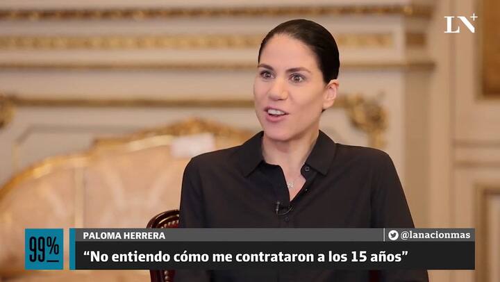 Paloma Herrera: 'A veces hay talento, pero la cabeza no resiste'