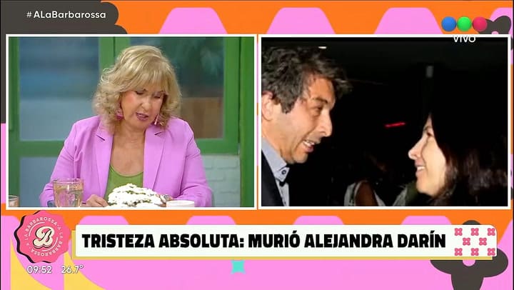 Georgina Barbarossa recordo a Alejandra Darin
