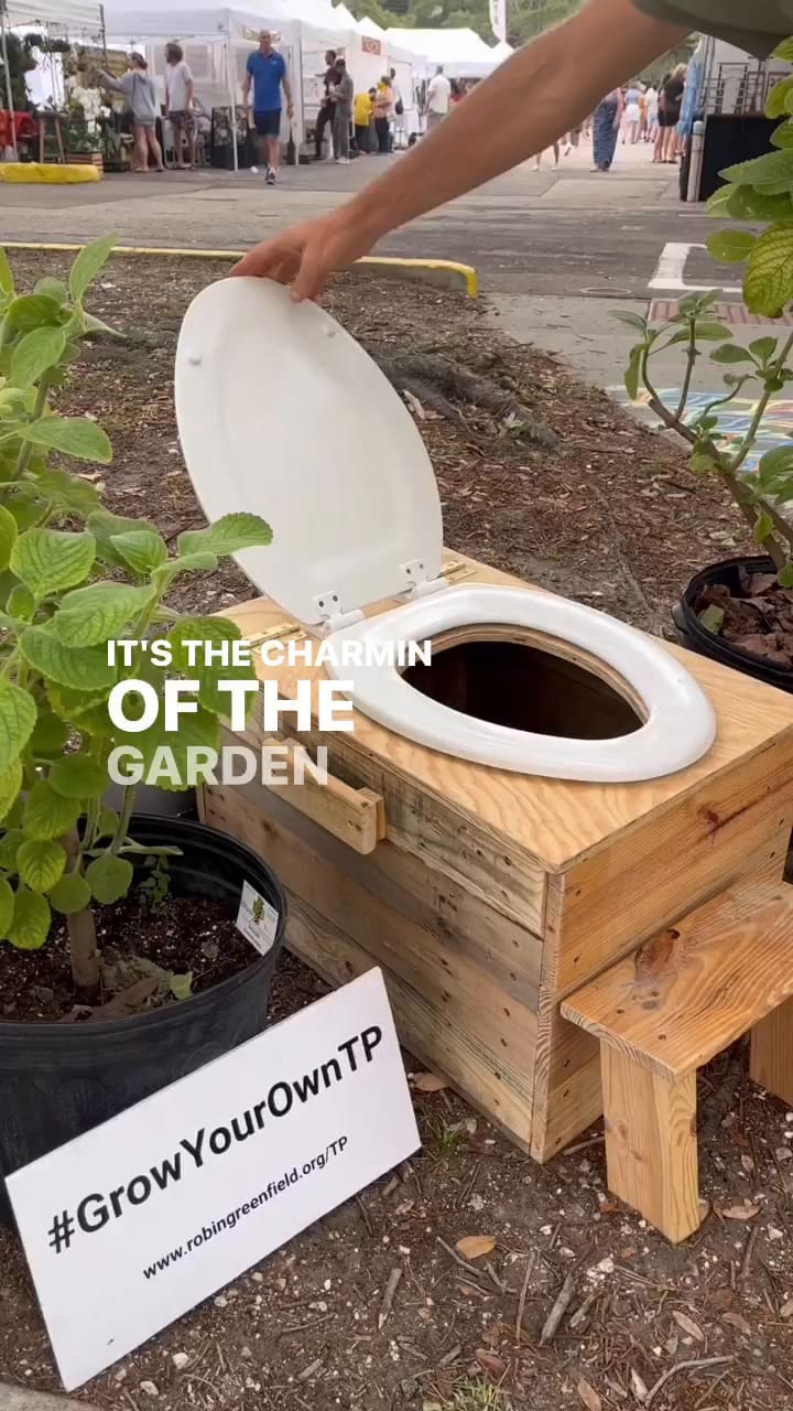 Toilet Paper Plant Did You Know You Can Grow Your Own Toilet Paper Our Friend @Robjgreenfield Is Touring All Around Florida On His Compost Toilet To Spread The Word About The Toilet Paper Plant, Also Known