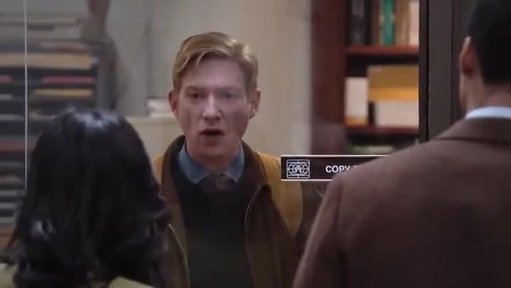 Domhnall Gleeson en The Paper