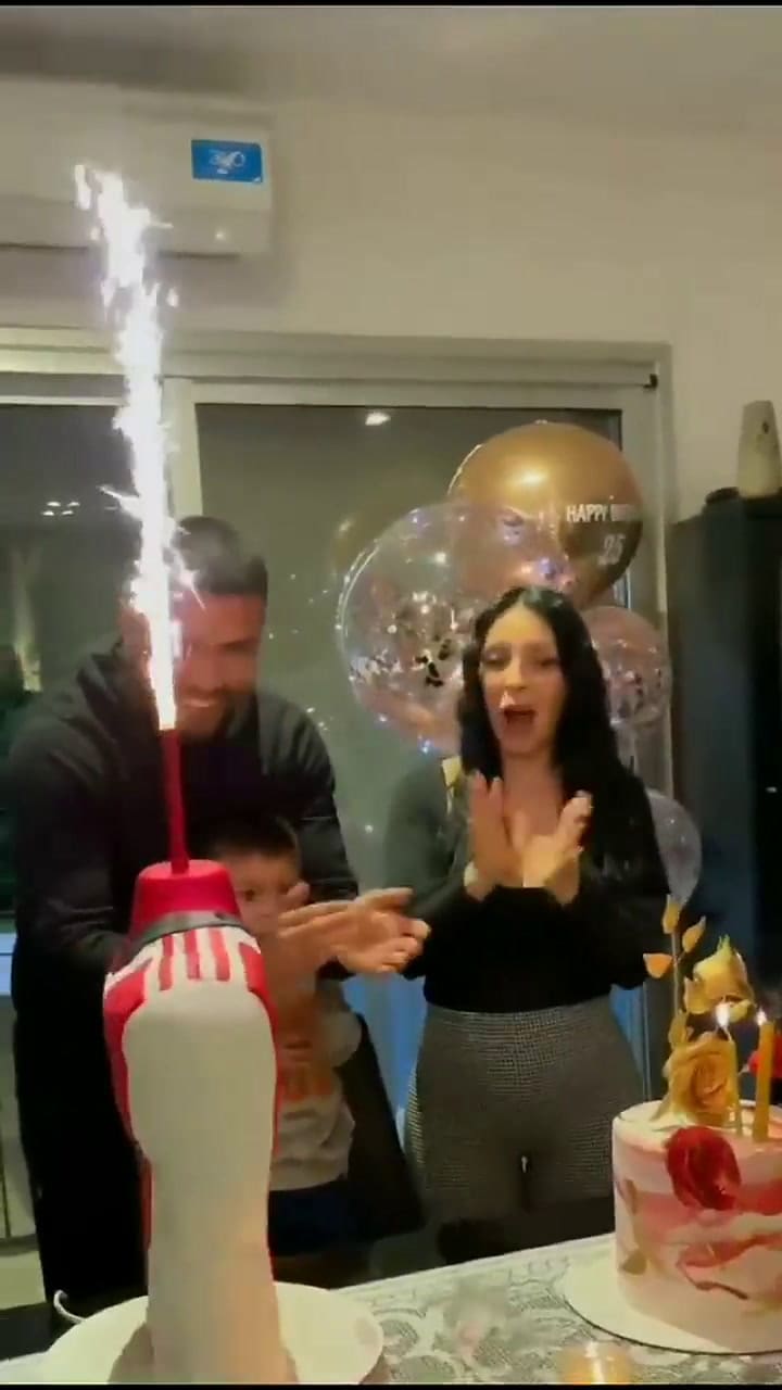 El festejo de cumpleaños de Paulo Díaz