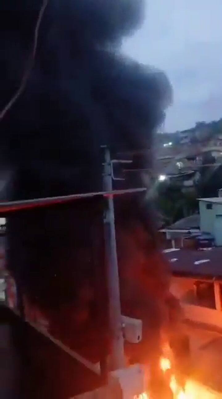 Incendios durante el megaoperativo
