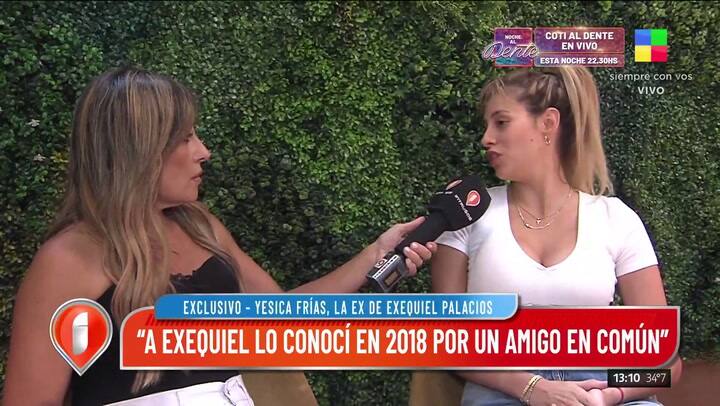 Yésica Frías contó el mal momento que atravesó tras el casamiento con Exequiel Palacios