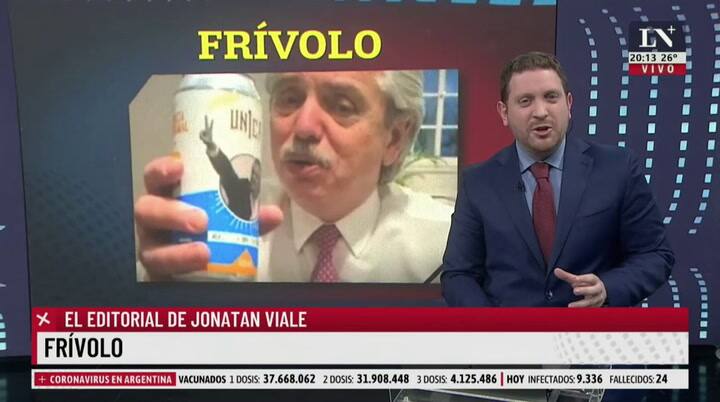 El editorial de Jonatan Viale: Frívolo
