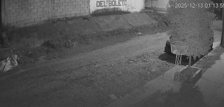 Una cámara de seguridad registró parte de la disputa entre los dos grupos de jóvenes