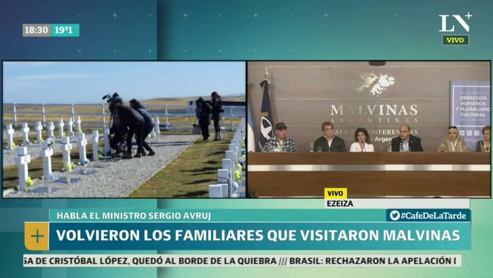 Volvieron los familiares que visitaron Malvinas