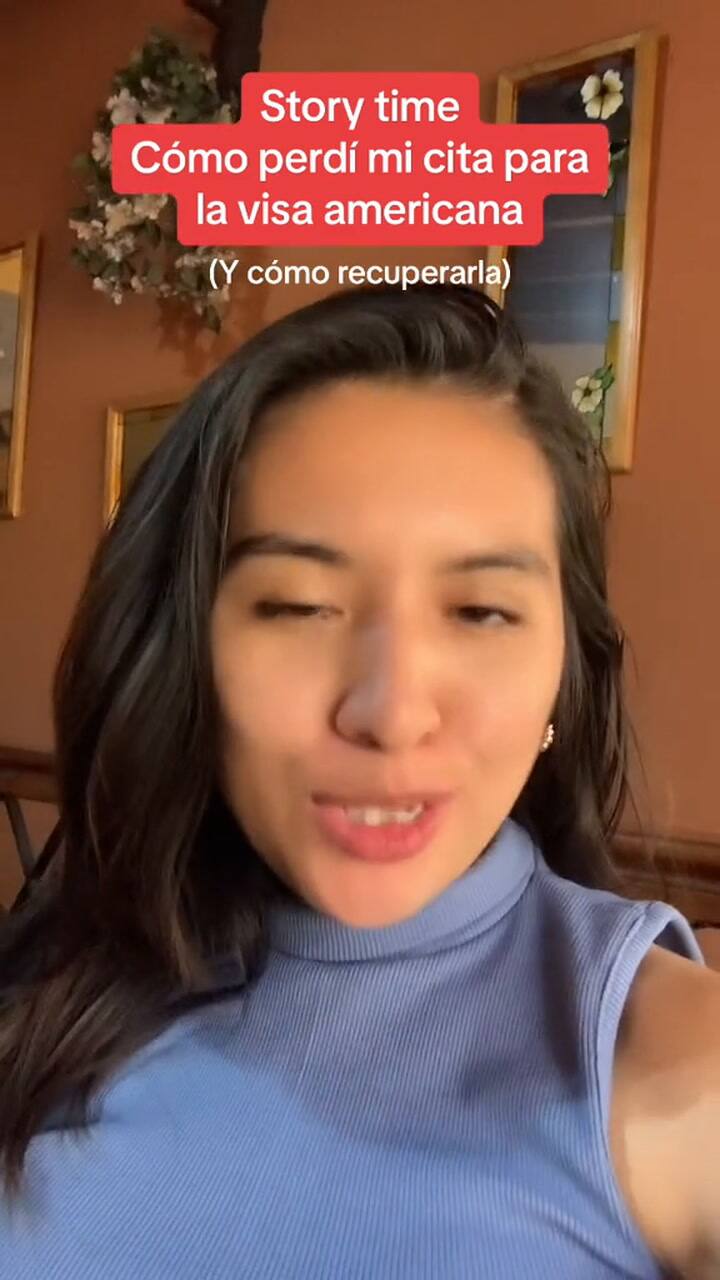 Perdió su cita para la visa y así la recuperó