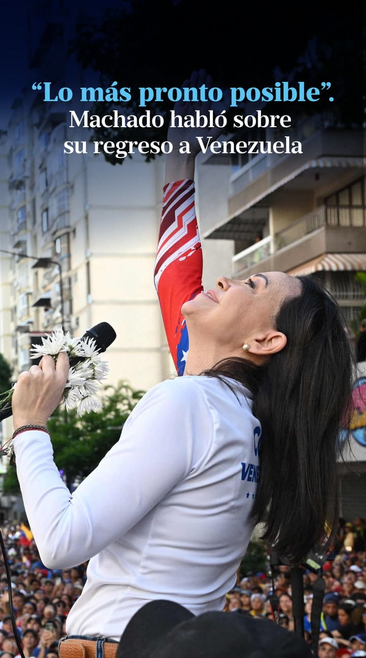 Corina Machado habló sobre su regreso a Venezuela