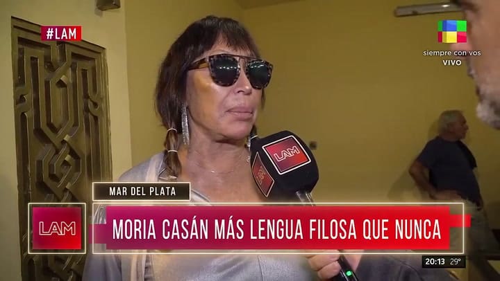 Moria Casán habló de la polémica por la imitación de Fátima Florez y aclaró que quiere plata: “Bueno, miguitas”