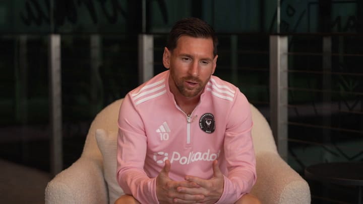 Lionel Messi MLS MVP Soundbites (Front Camera)