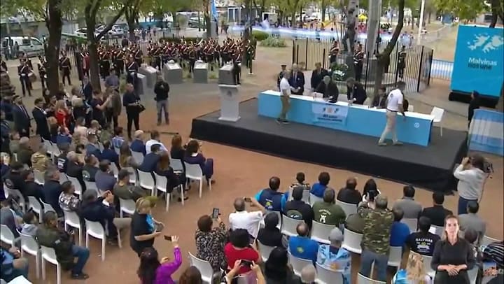 El discurso de Alberto Fernández en el acto por el aniversario del comienzo de la Guerra de Malvinas
