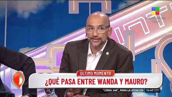 Por que Mauro publico el video de Wanda en su Instagram
