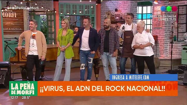 Se cortó la luz en el estudio de Telefe y pararon el show de Virus.