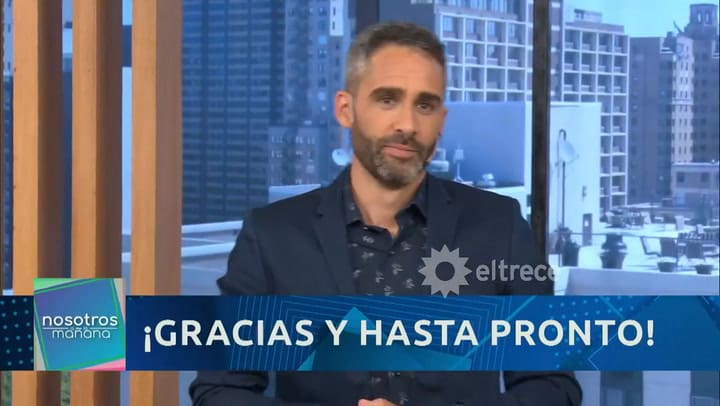 El Pollo se despidió de Nosotros a la Mañana - Fuente: eltrece