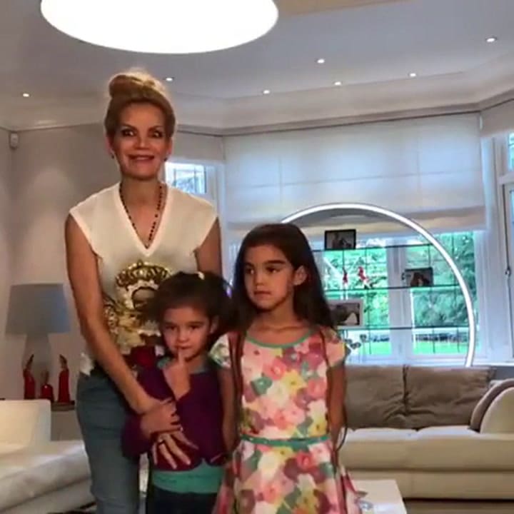 Eliana Guercio había confirmado su embarazo a través de las redes junto a sus hijas
