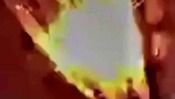 (GIF) Según la Fuerza Aérea Israelí, neutralizaron unos 300 lanzamisiles iraníes.