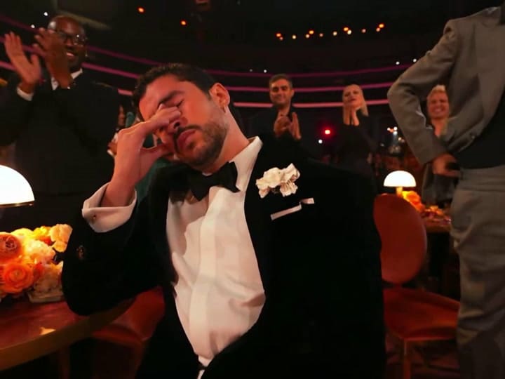 El llanto de Bad Bunny en los Premios Grammy