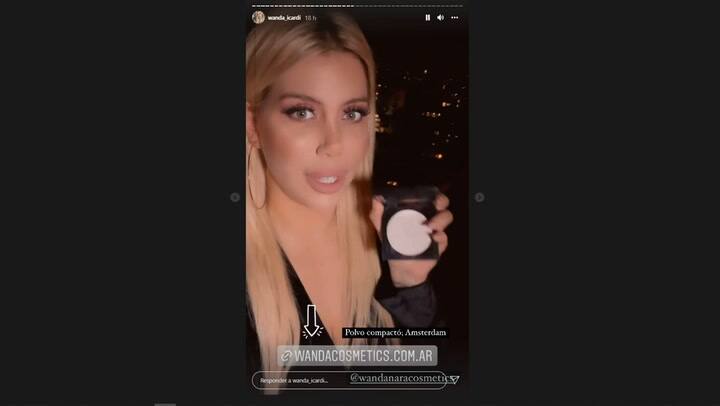 Wanda Nara grabó un video en medio de los rumores de una nueva crisis con Mauro Icardi