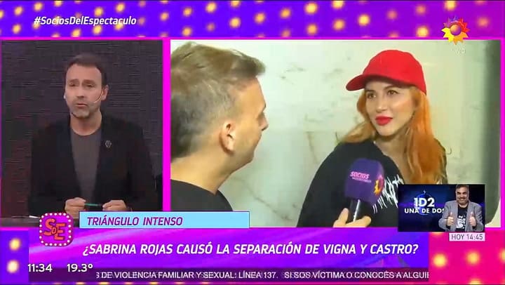 ¿Sabrina culpable de la separacion de Vigna y Castro?
