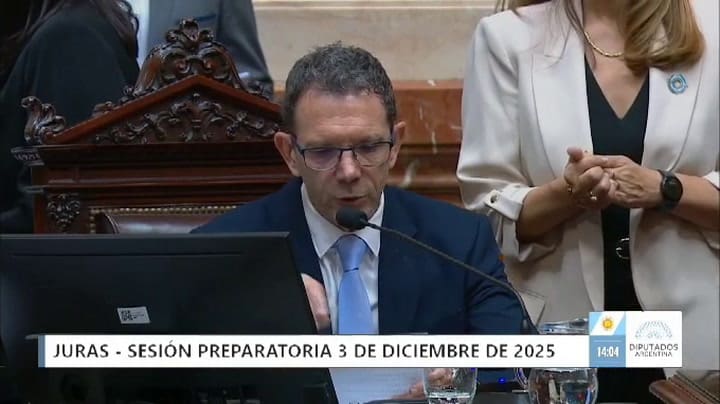 The misplaced comment was heard from an open microphone during the swearing-in of elected representatives