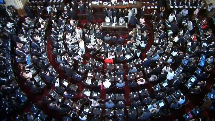 La perlita de Gabriela Michetti antes de abrir las 136° sesiones ordinarias en el Congreso