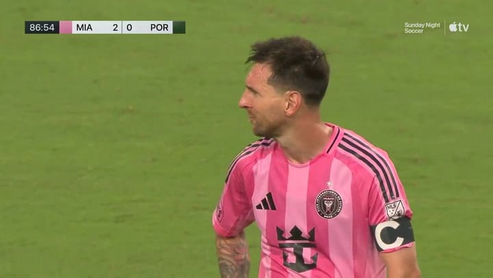 El gesto de Messi contra la hinchada de Inter Miami durante el partido ante Portland