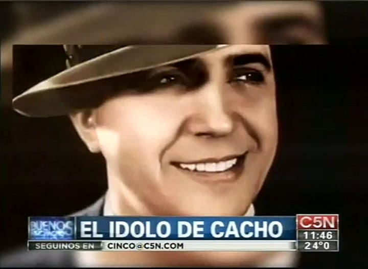 El perfil de Cacho Castaña en Buenos Muchachos