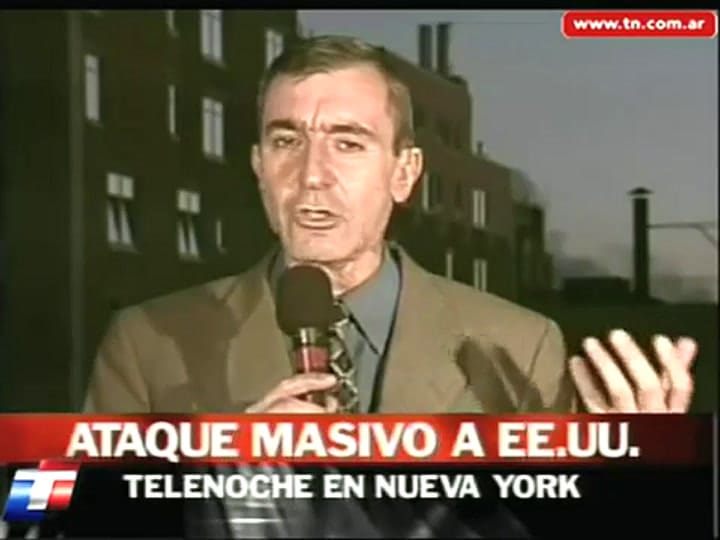 Así cubría Nelson Castro el atentado a las Torres Gemelas