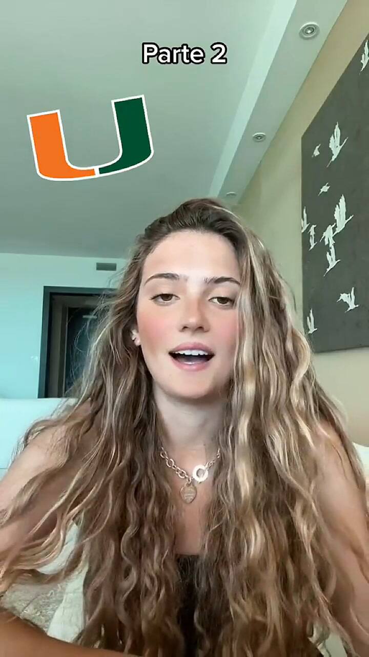 La argentina quedó encantada con la escena 'de película' que vivió en la Universidad de Miami