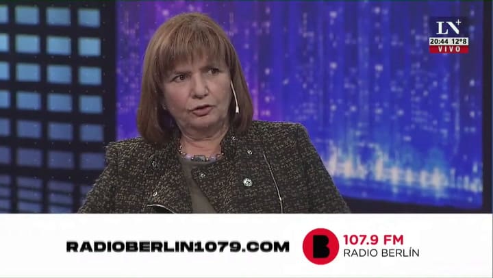 Bullrich: 'El Gobierno es muy cruel con la gente que trabaja'