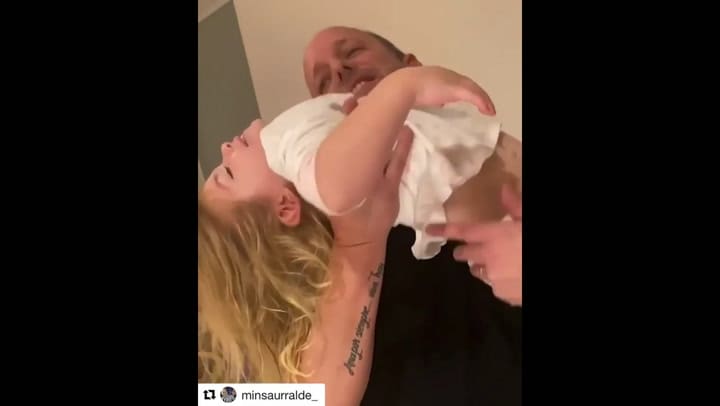 Así fue el emotivo encuentro entre Martín Insaurralde y su hija Chloé