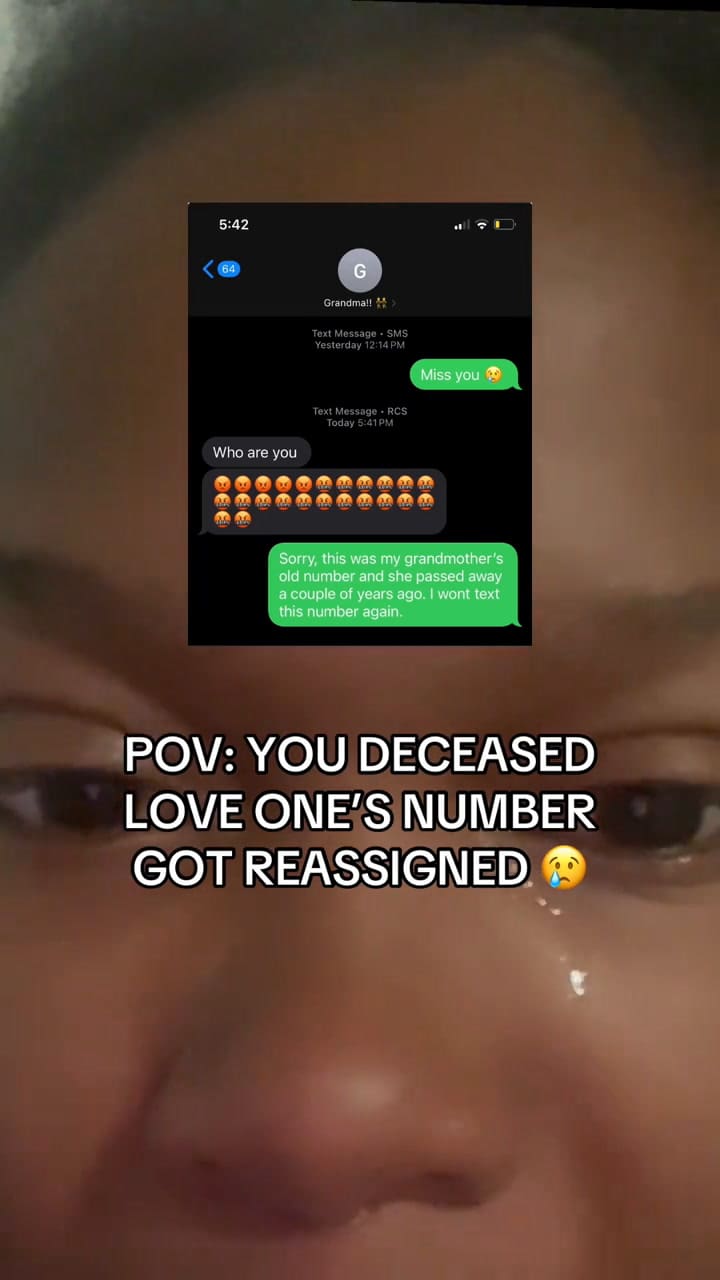 Le envió un mensaje a su abuela tras su muerte y la respuesta que recibió la dejó sin aliento