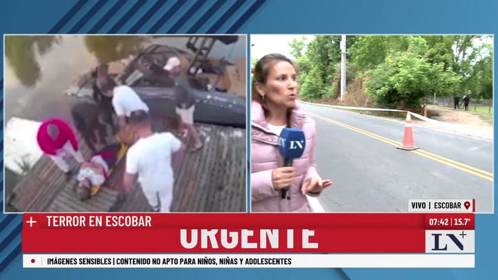 Fuerzas de seguridad participan del operativo en Escobar