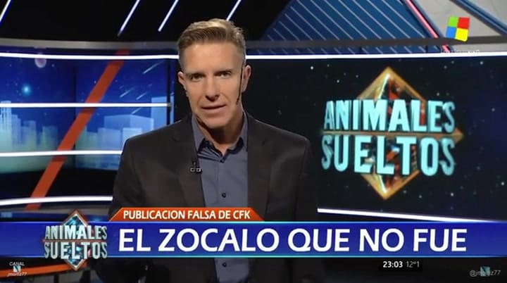 Fantino le respondió a Cristina por los zócalos truchos