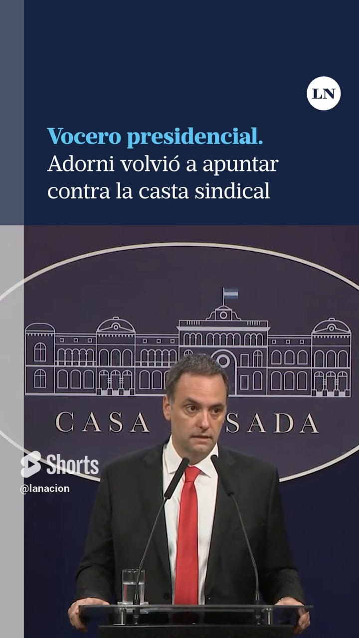 El Vocero Presidencial A Punto Contra La Casta Sindical