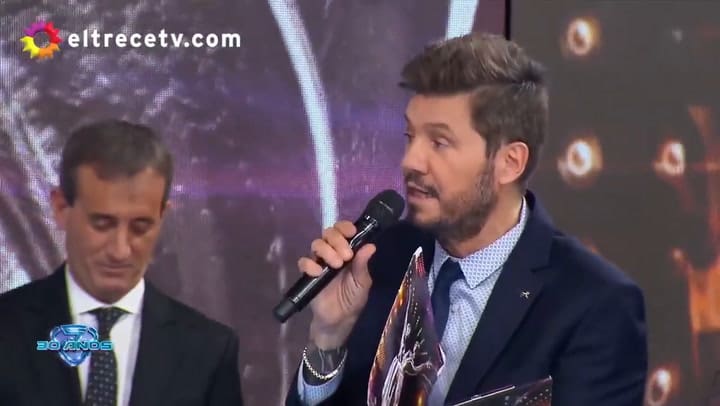 Nico Merlín se puso firme y se negó a responderle a Marcelo Tinelli sobre su vida privada - eltrece